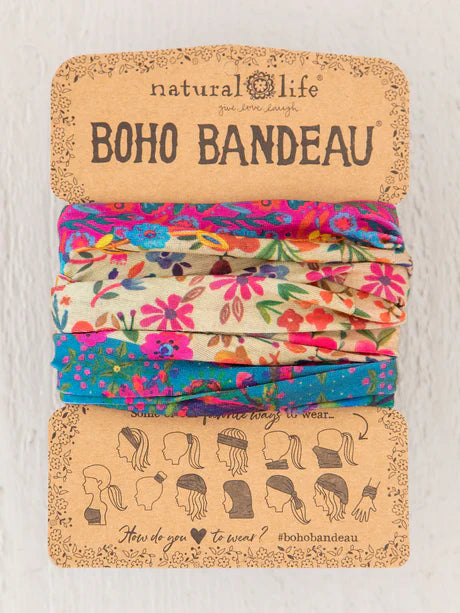 Full Boho Bandeau Floral Border
