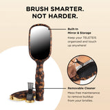 Teleties Hair Brush Tortoise Detangler - Medium Hair