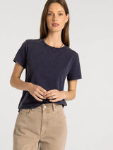 Asher Relaxed Fit Tee Navy