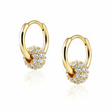 Claire Huggie Earrings - Gold
