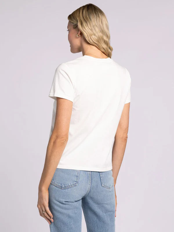 Asher Relaxed Fit Tee White