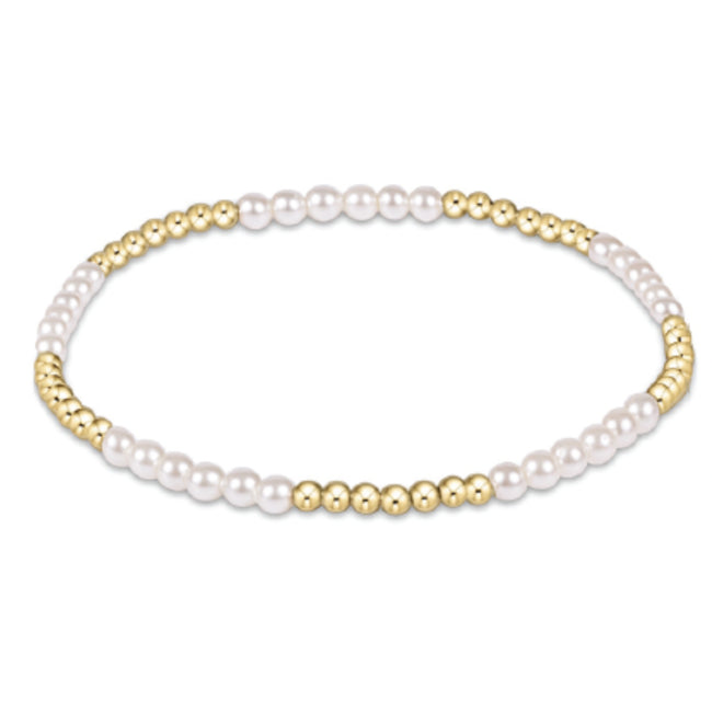 Classic Blissful Pattern 2.5mm Bead Bracelet