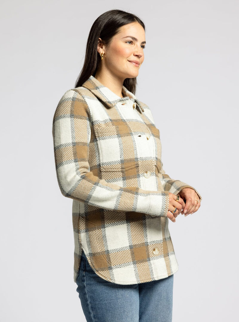 Leah Plaid Jacket