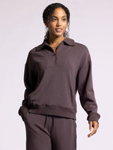 Monarch Quarter Zip Sweatshirt Raisin
