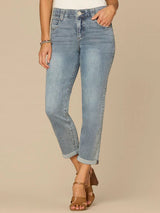 Ab Solution Ankle Skimmer Jeans Light Blue