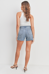 High Rise Boyfriend Shorts Medium