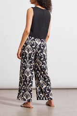 Button Front Vest Top Black