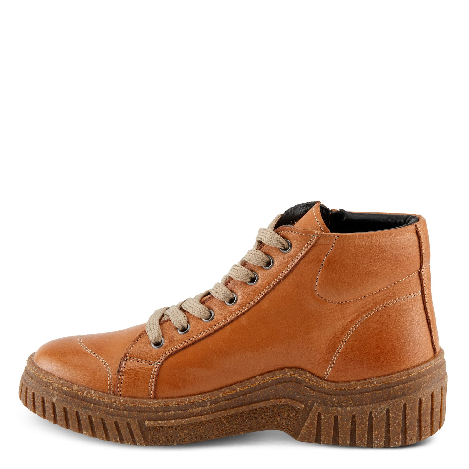 Loeva High Top Sneakers Camel