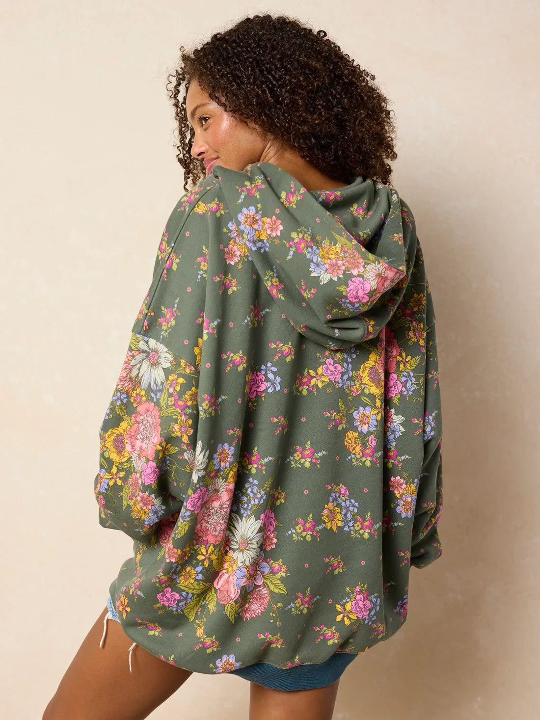 Oversize Printed Hoodie