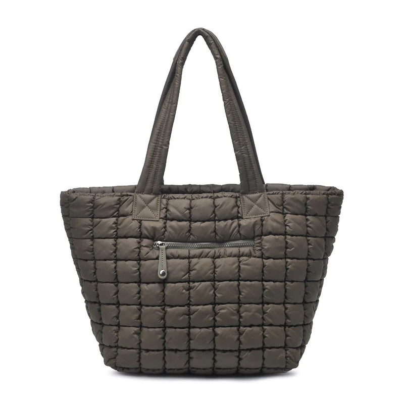 Breakaway Puffer Tote Olive