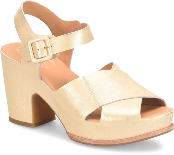San Isabel Heeled Sandals Gold