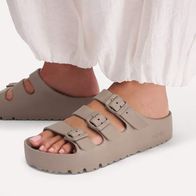 Florida III Flex Platform EVA Sandals Gray Taupe