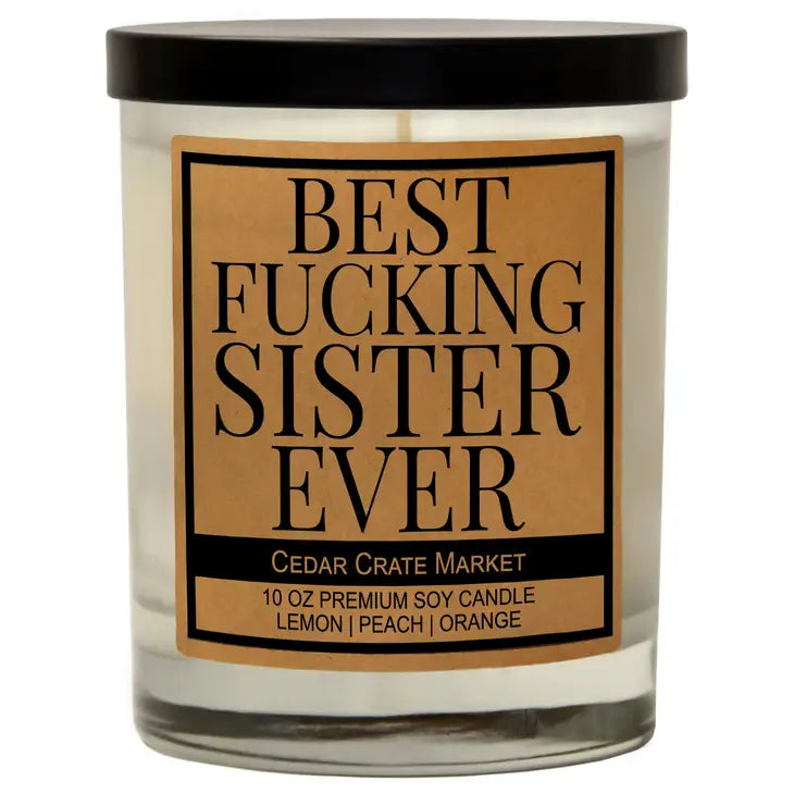 USA Made Kraft Label Snarky Candle - 10 OZ