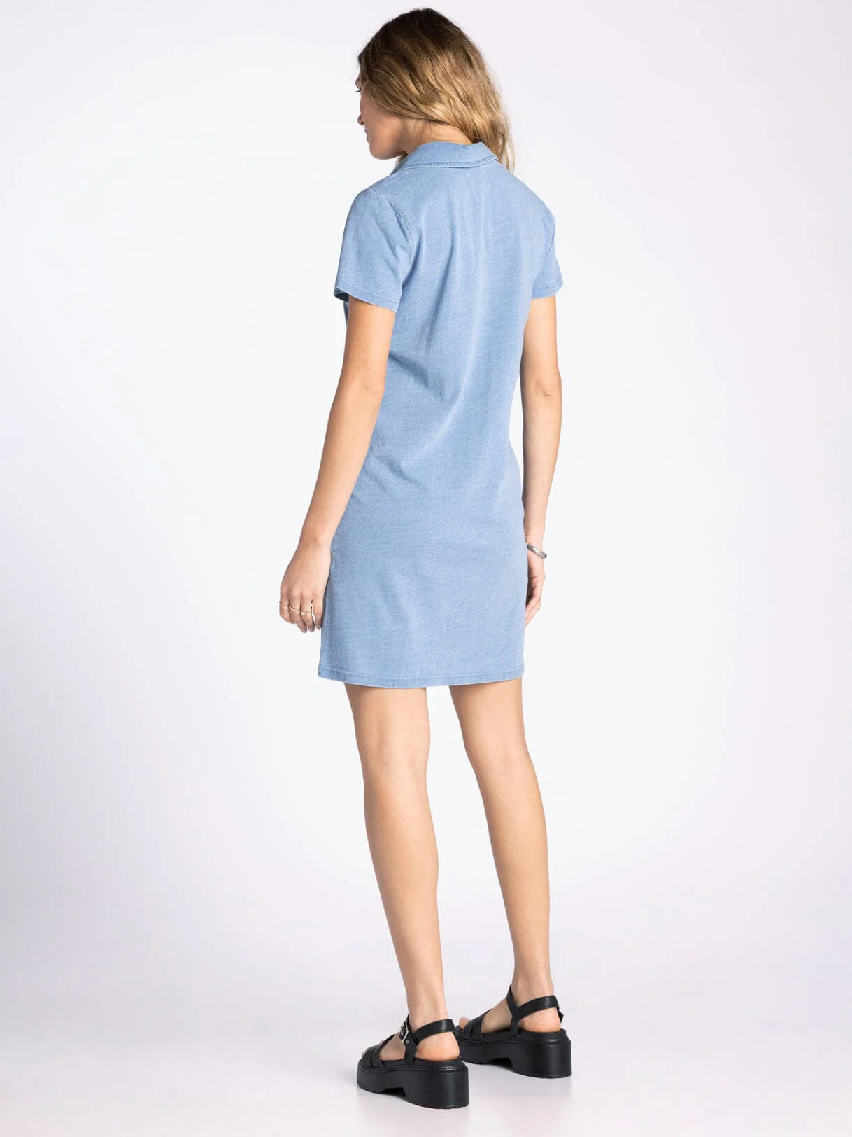 Allium Dress Light Denim Blue