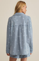 All Day Knit Star Jacket Ocean Air Indigo