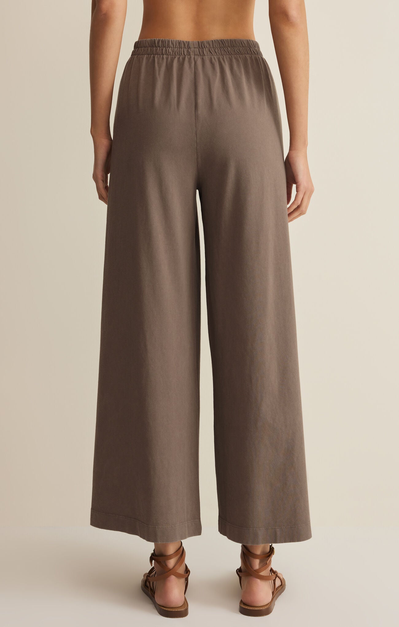 Scout Jersey Flare Pants Perfectly Taupe