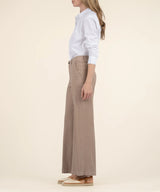Meg Linen Wide Leg Pants Khaki