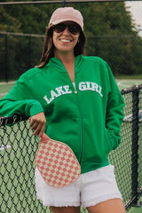 Lakegirl Classic Track Jacket Kelly Green