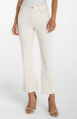 Gia Glider Wide Hem Crop Flare Pants Nautical Stripe
