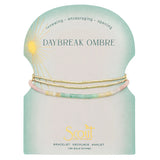 Ombre Stone Wrap Daybreak | Gold