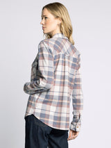 Cassian Button Up Shirt Vintage Indigo Plaid