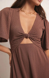 Mavis Midi Dress Whipped Mocha