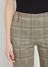 Livia Crop Pants Smoked Green Plaid