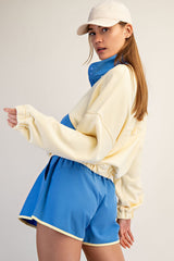 French Terry Playful Set Lemonilla + Aqua Splash