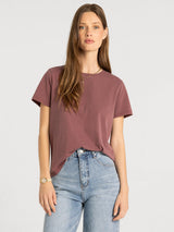 Asher Relaxed Fit Tee Zinfandel