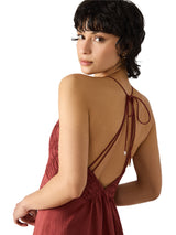 Brianna Maxi Dress Dusty Brick