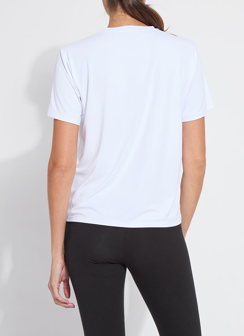 Perfect Box Cut Short Sleeve Tee White