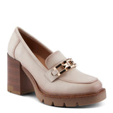 Dajah Heeled Loafers Bone