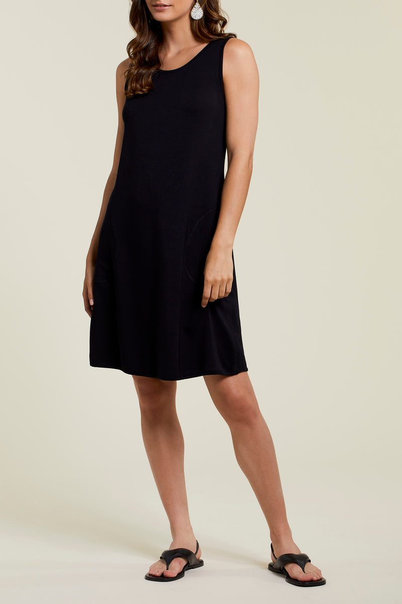 Reversible A Line Pocket Dress Petal Pink