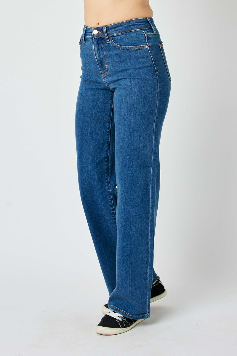 High Rise Vintage Wide Leg Jeans Medium