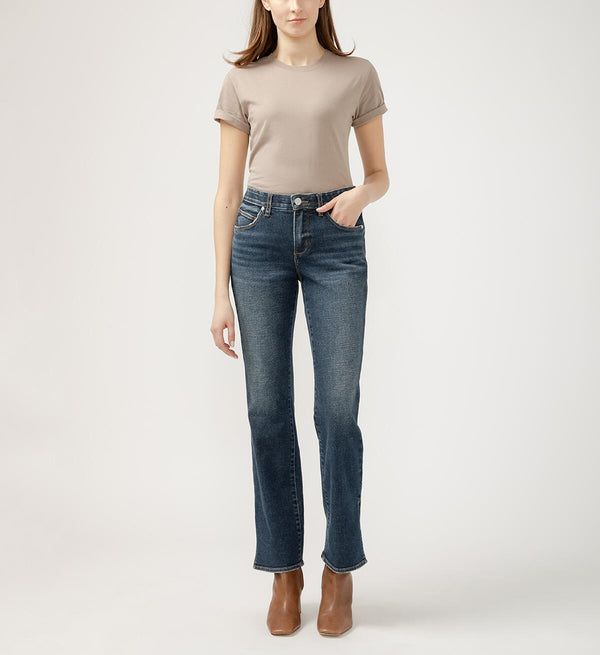 Eloise Slit Hem Jeans Rosier