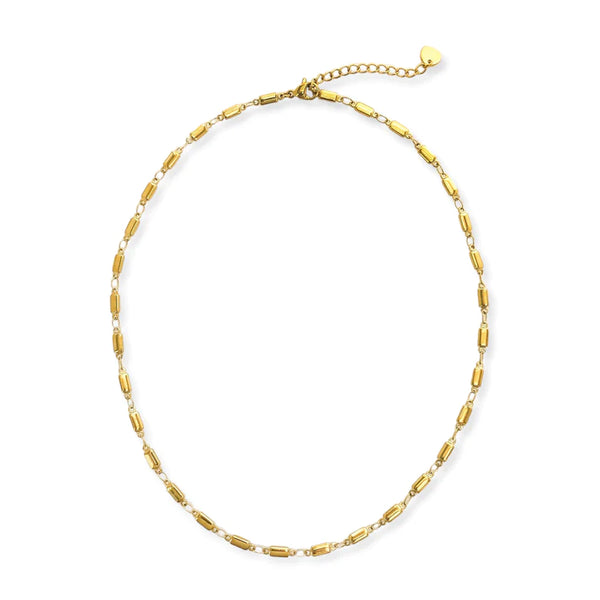 Bar Chain Necklace - Gold