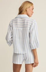 Helena Striped Shirt Sea Salt