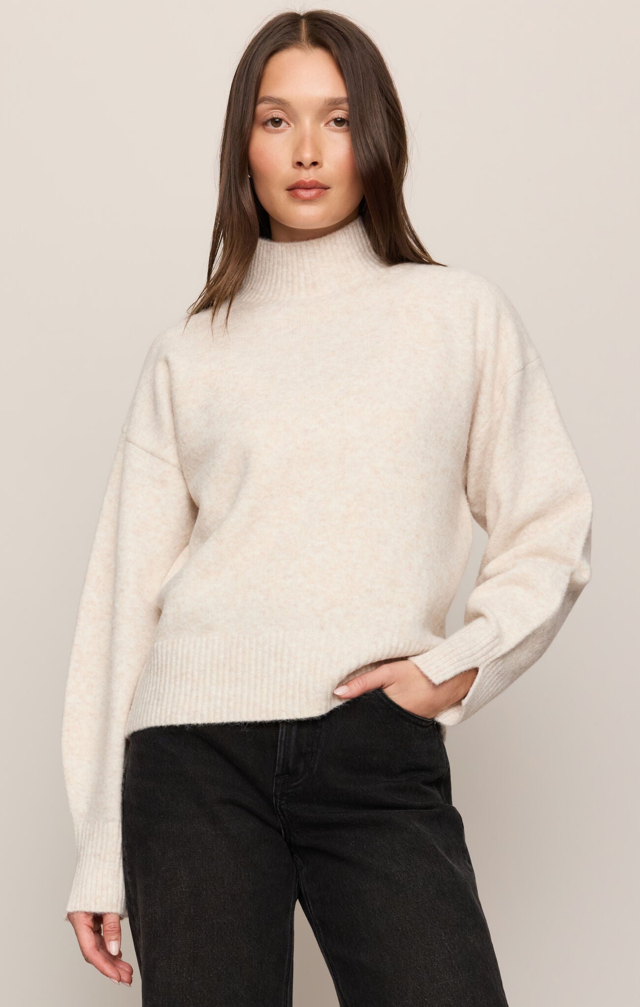 Nessa Sweater Light Oatmeal Heather