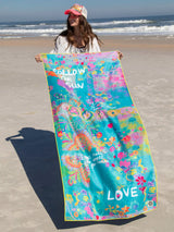 Double Sided Micro Fiber Beach Towel