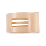 Teleties Medium Flat Rectangle Hair Clip Almond Beige