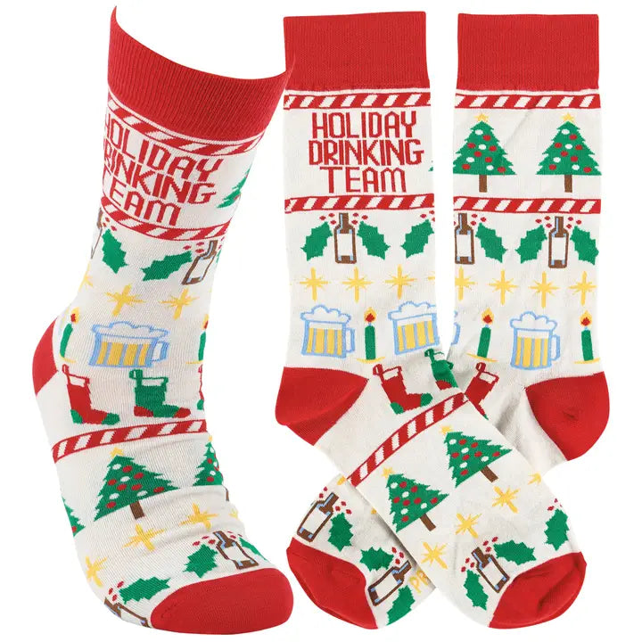 Holiday Drinking Team Socks