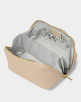 Medium Make Up Bag Light Taupe