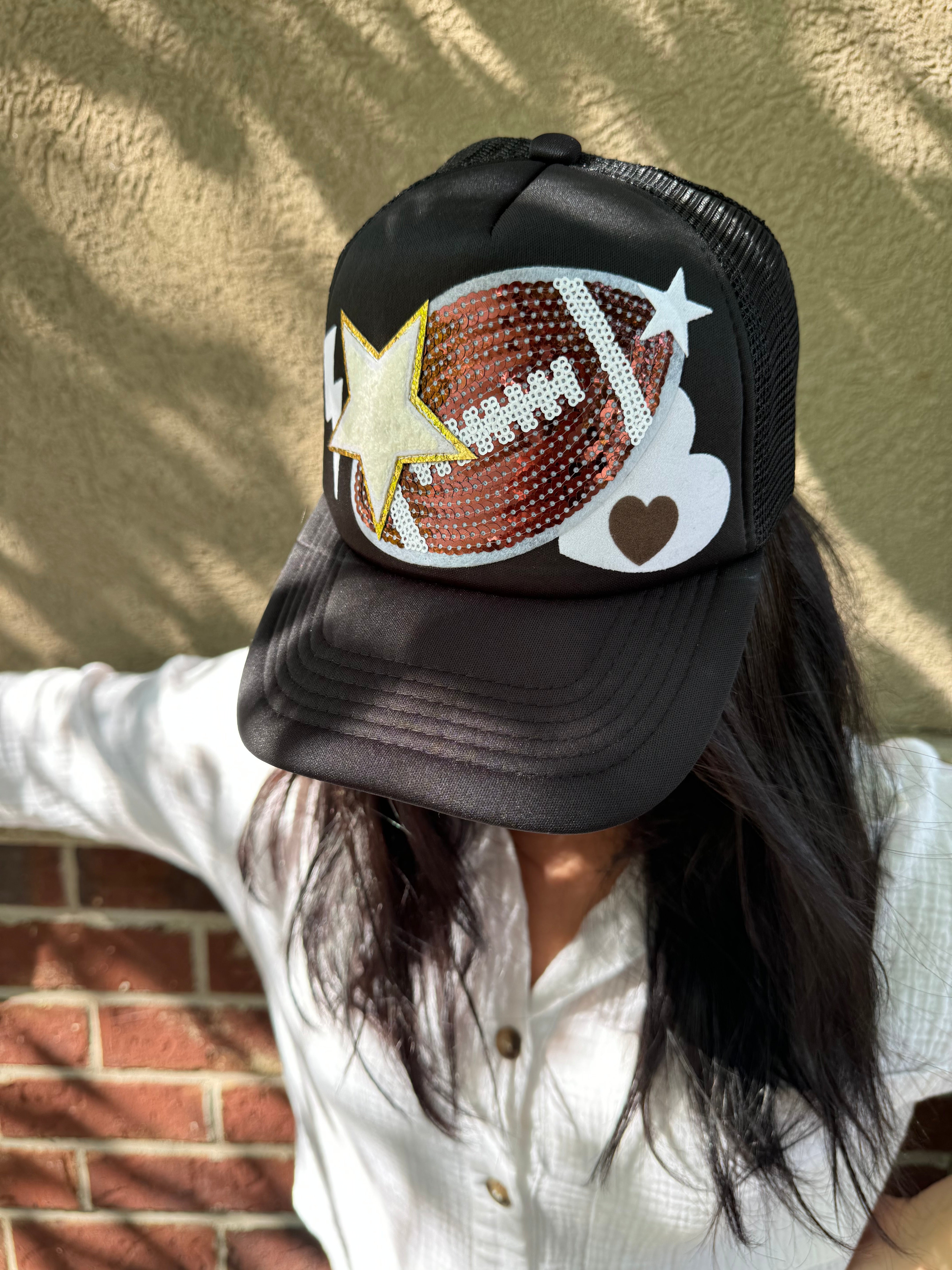 Football Patch Trucker Hat