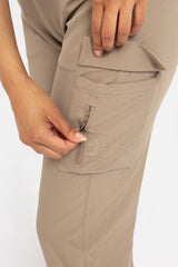 High Waist Active Joggers Warm Grey