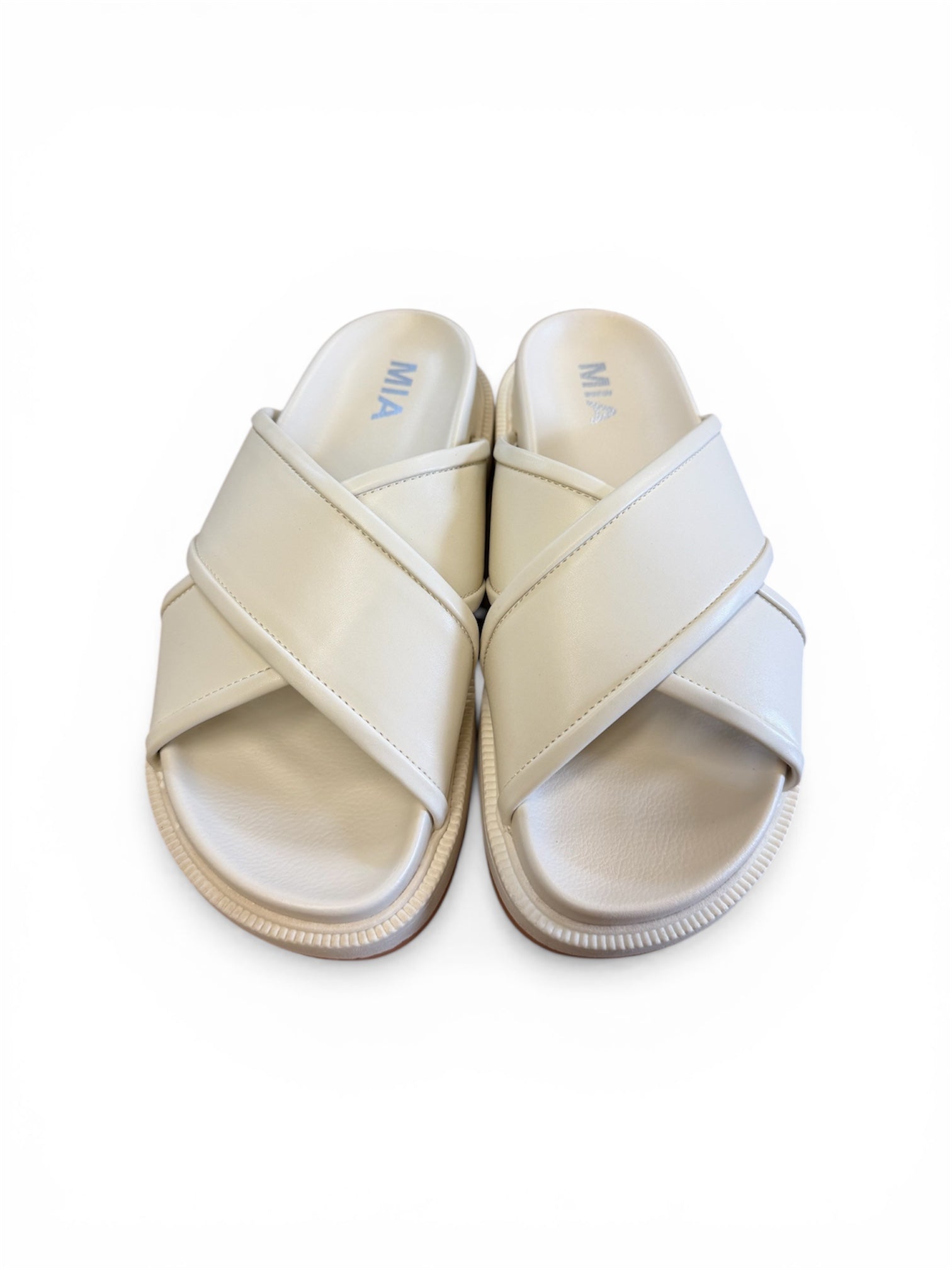 Teresa Slide On Sandals Bone