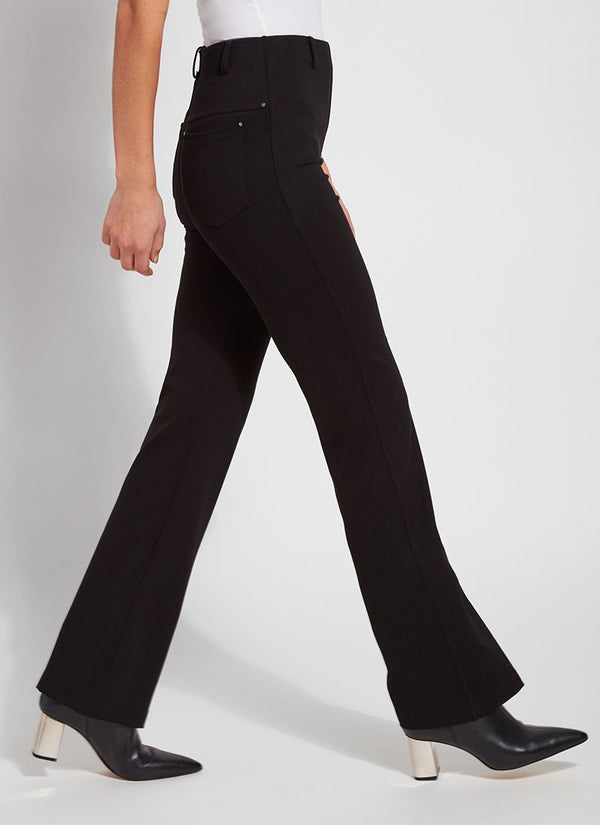 Ponte Baby Bootcut Pants Black