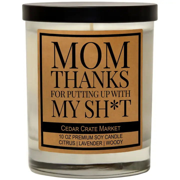 USA Made Kraft Label Snarky Candle - 10 OZ