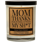 USA Made Kraft Label Snarky Candle - 10 OZ