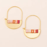 Miyuki Crescent Hoop