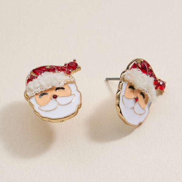 Santa Claus Stud Earrings